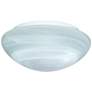 2_Besa Bobbi 12" Wide Marble Ceiling Light