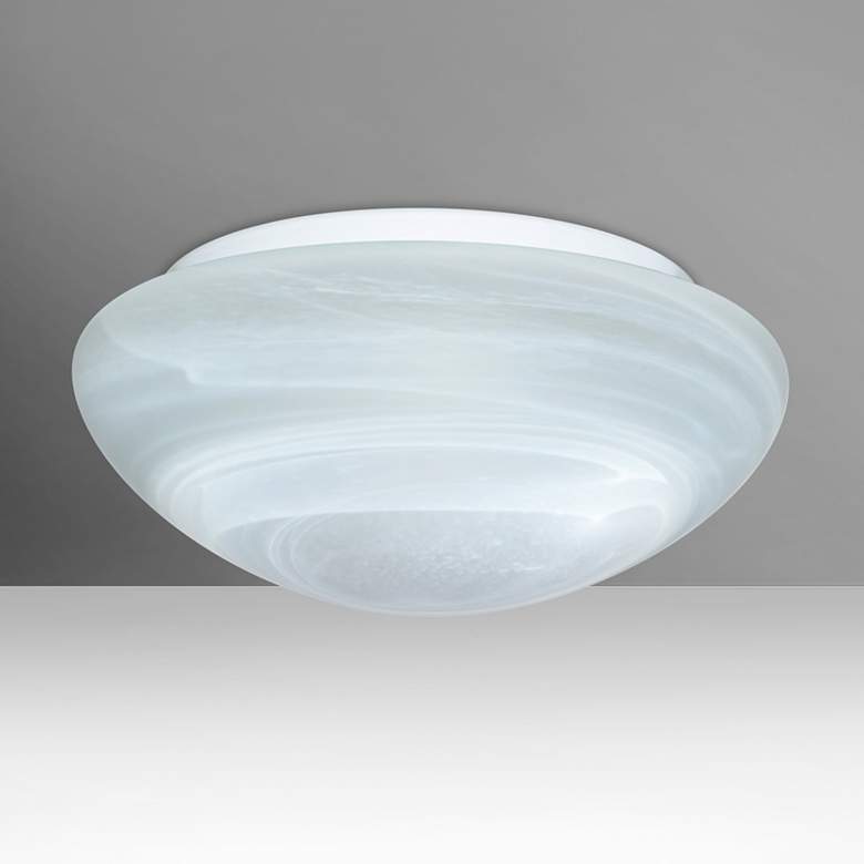 Image 1 Besa Bobbi 12" Wide Marble Ceiling Light