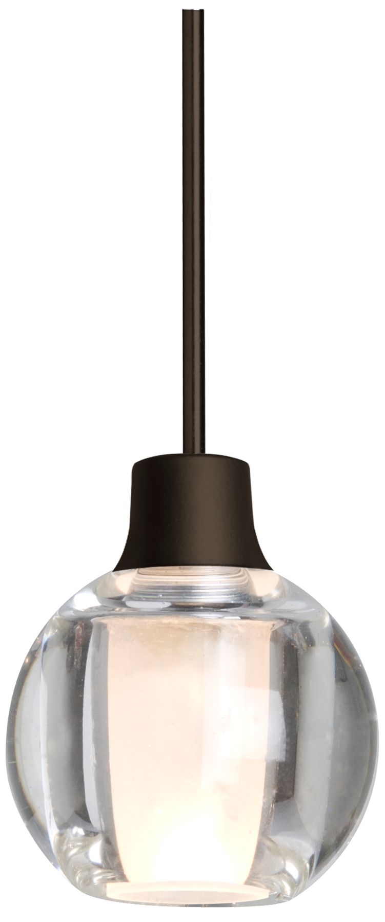Besa Boca 3 Pendant 3.15 Wide Satin Nickel Finish - Made to Order