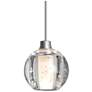 1_Besa Boca 4 3/4" Wide Satin Nickel Mini Pendant