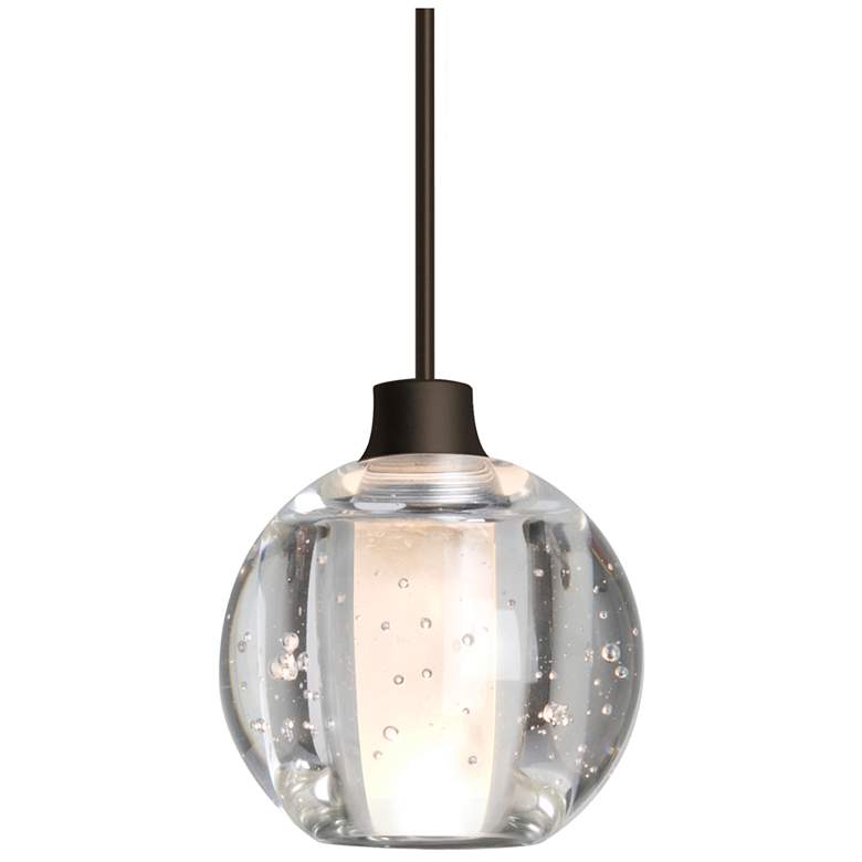 Image 1 Besa Boca 5 Pendant 4.5 Wide Bronze Finish