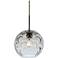 Besa Bombay 9 3/4" Wide Clear Glass Bronze Mini Pendant