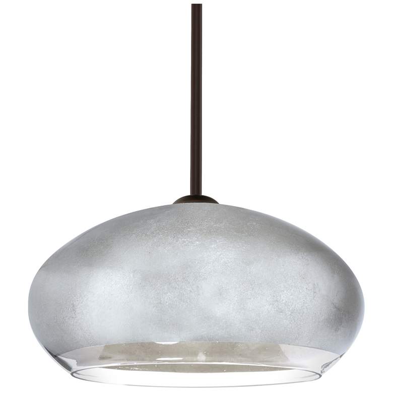 Image 1 Besa Brio 14 Pendant 13.75 Wide Satin Nickel Finish