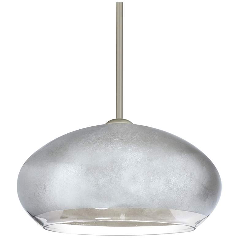 Image 1 Besa Brio 14 Pendant 13.75 Wide Satin Nickel Finish