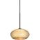 Besa Brio 6 3/4" Wide Bronze Gold Foil Glass Mini Pendant