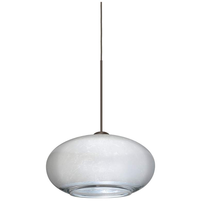 Image 1 Besa Brio 7 Pendant 6.75 Wide Bronze Finish