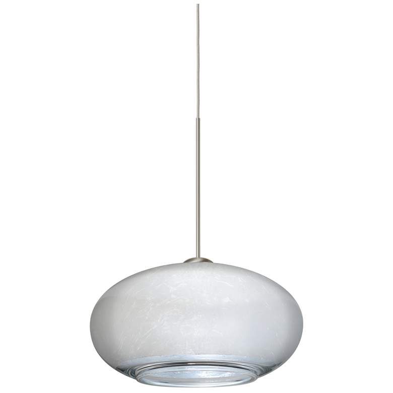 Image 1 Besa Brio 7 Pendant 6.75 Wide Satin Nickel Finish