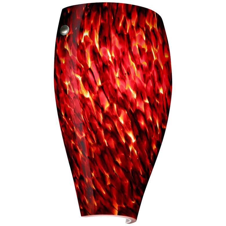 Image 1 Besa Chelsea 11 inch High Garnet Red Sconce