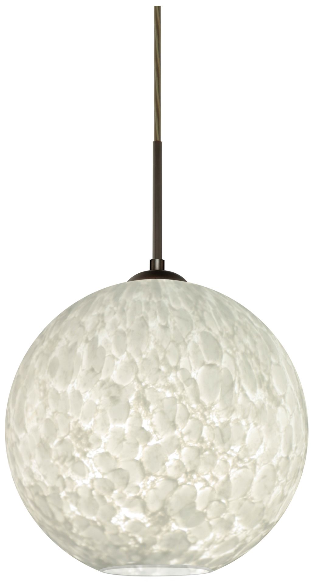 Besa Coco 12 Pendant 11.75 Wide Satin Nickel Finish - Made to Order