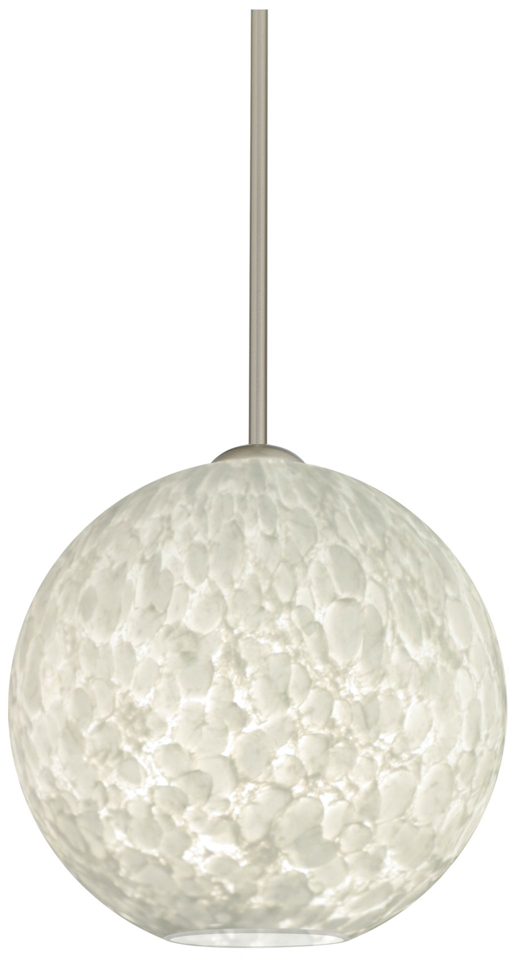 Besa Coco 12 Pendant 11.75 Wide Satin Nickel Finish - Made to Order