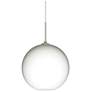 1_Besa Coco 12 Pendant 11.75 Wide Satin Nickel Finish