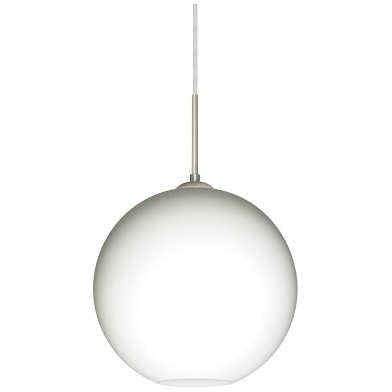 Image 1 Besa Coco 12 Pendant 11.75 Wide Satin Nickel Finish