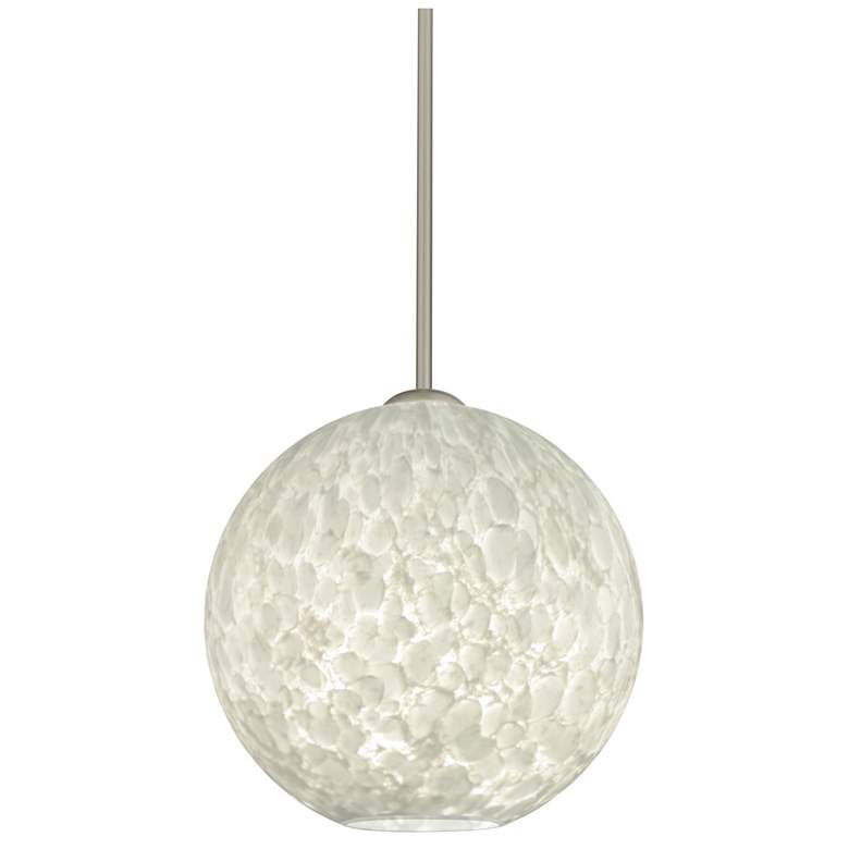 Image 1 Besa Coco 12 Pendant 11.75 Wide Satin Nickel Finish