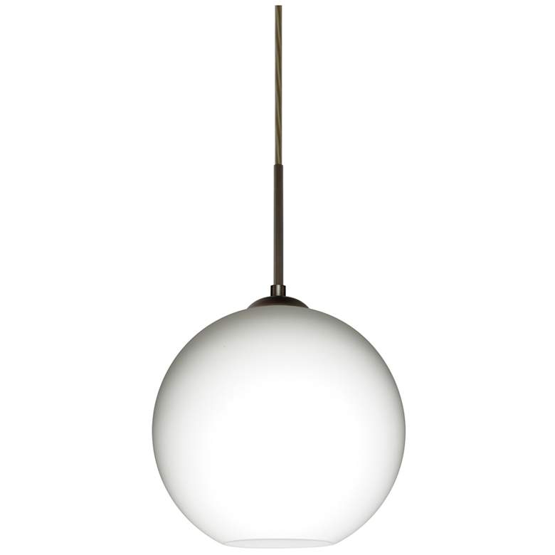 Image 1 Besa Coco 8 Pendant 7.875 Wide Satin Nickel Finish