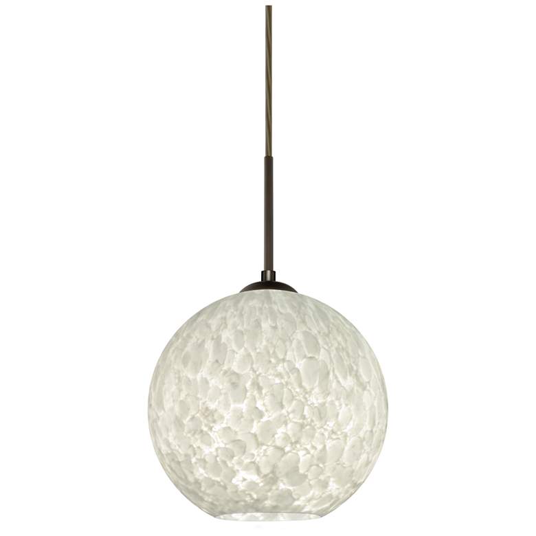 Image 1 Besa Coco 8 Pendant 7.875 Wide Satin Nickel Finish