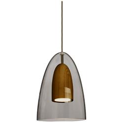 Besa Dano Pendant 9 Wide Bronze Finish