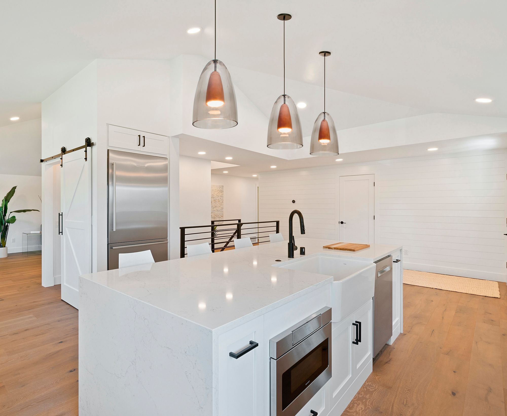 Image 2 Besa Dano Pendant 9 Wide Satin Nickel Finish more views