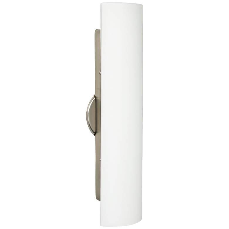 Image 1 Besa Darci 21" High Satin Nickel Sconce