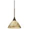 Besa Domi 5" Wide Bronze Dome LED Mini Pendant