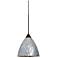 Besa Eve Pendant 5 Wide Satin Nickel Finish