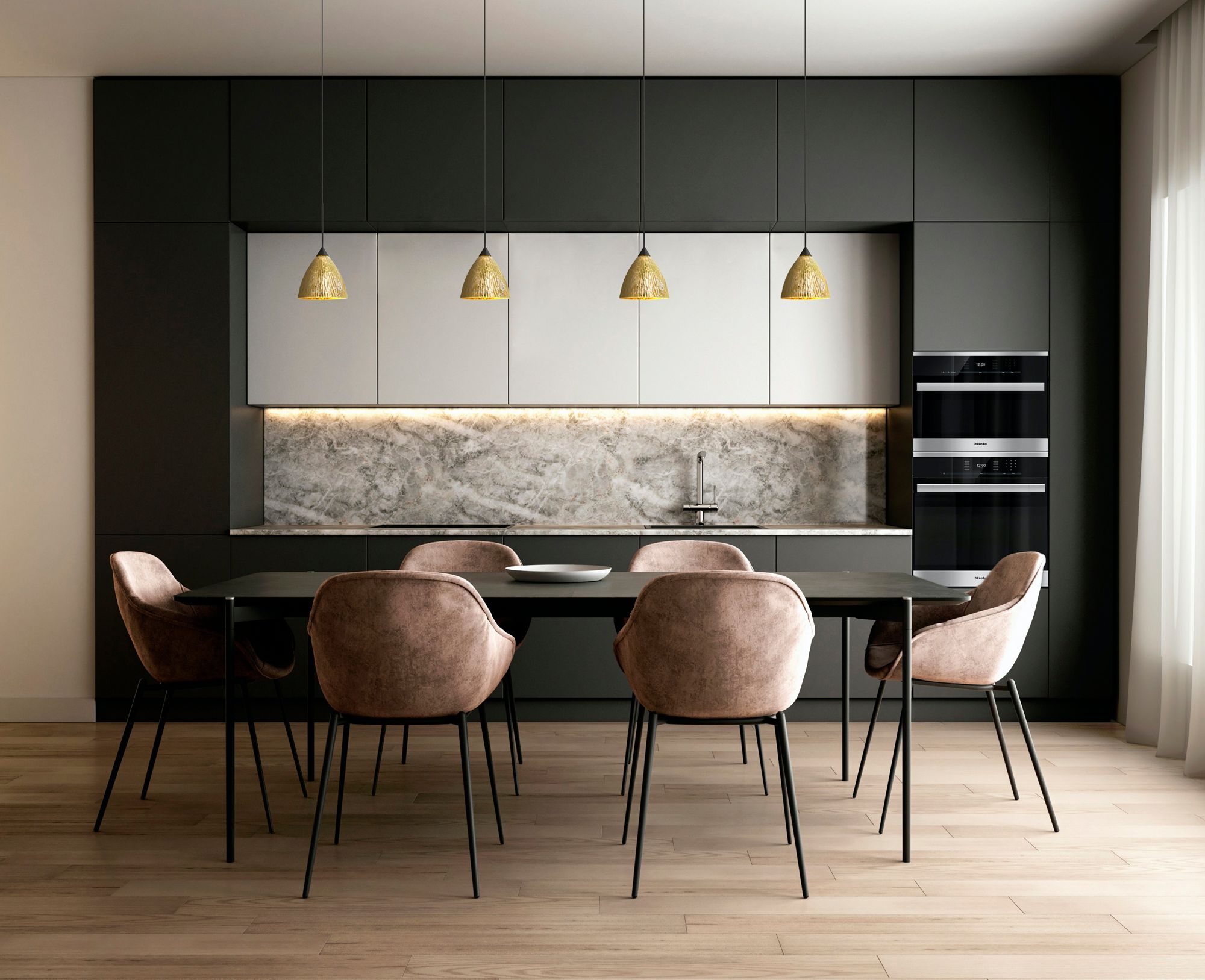 Image 2 Besa Eve Pendant 5 Wide Satin Nickel Finish more views