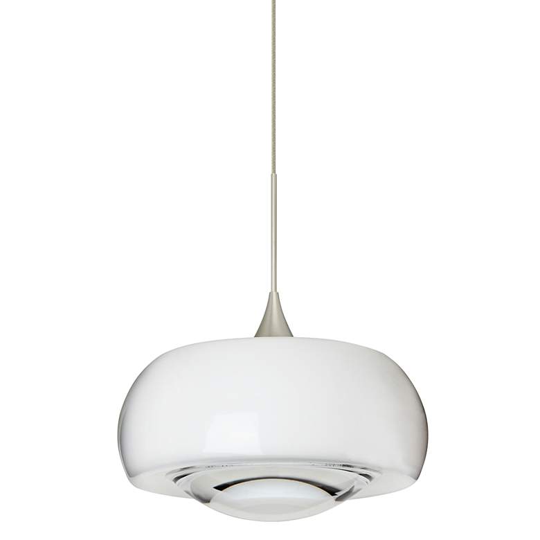 Image 1 Besa Focus Collection 6 1/2 inch Wide Clear Mini Pendant