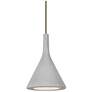 1_Besa Gala Pendant 6.75 Wide Bronze Finish