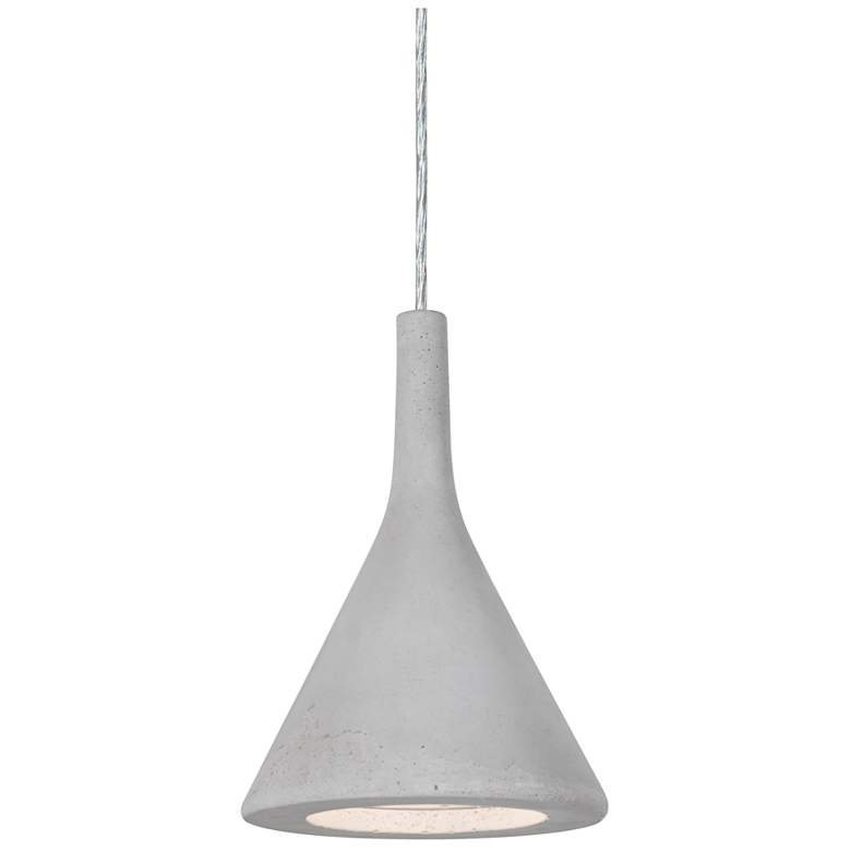 Image 1 Besa Gala Pendant 6.75 Wide Satin Nickel Finish