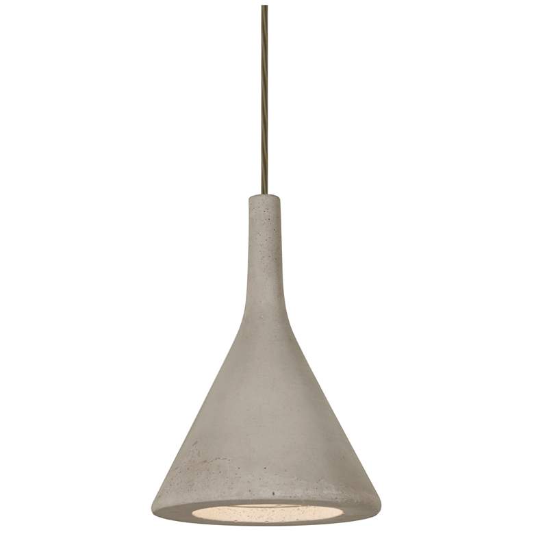 Image 1 Besa Gala Pendant 6.75 Wide Satin Nickel Finish