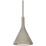 1_Besa Gala Pendant 6.75 Wide Satin Nickel Finish