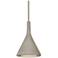 Besa Gala Pendant 6.75 Wide Satin Nickel Finish