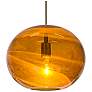 Besa Geno Pendant 13 Wide Satin Nickel Finish