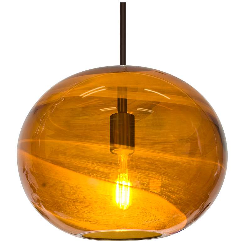 Image 1 Besa Geno Pendant 13 Wide Satin Nickel Finish