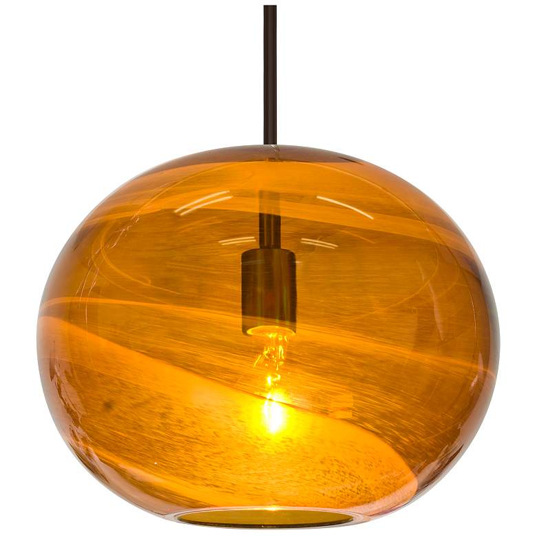 Image 1 Besa Geno Pendant 13 Wide Satin Nickel Finish