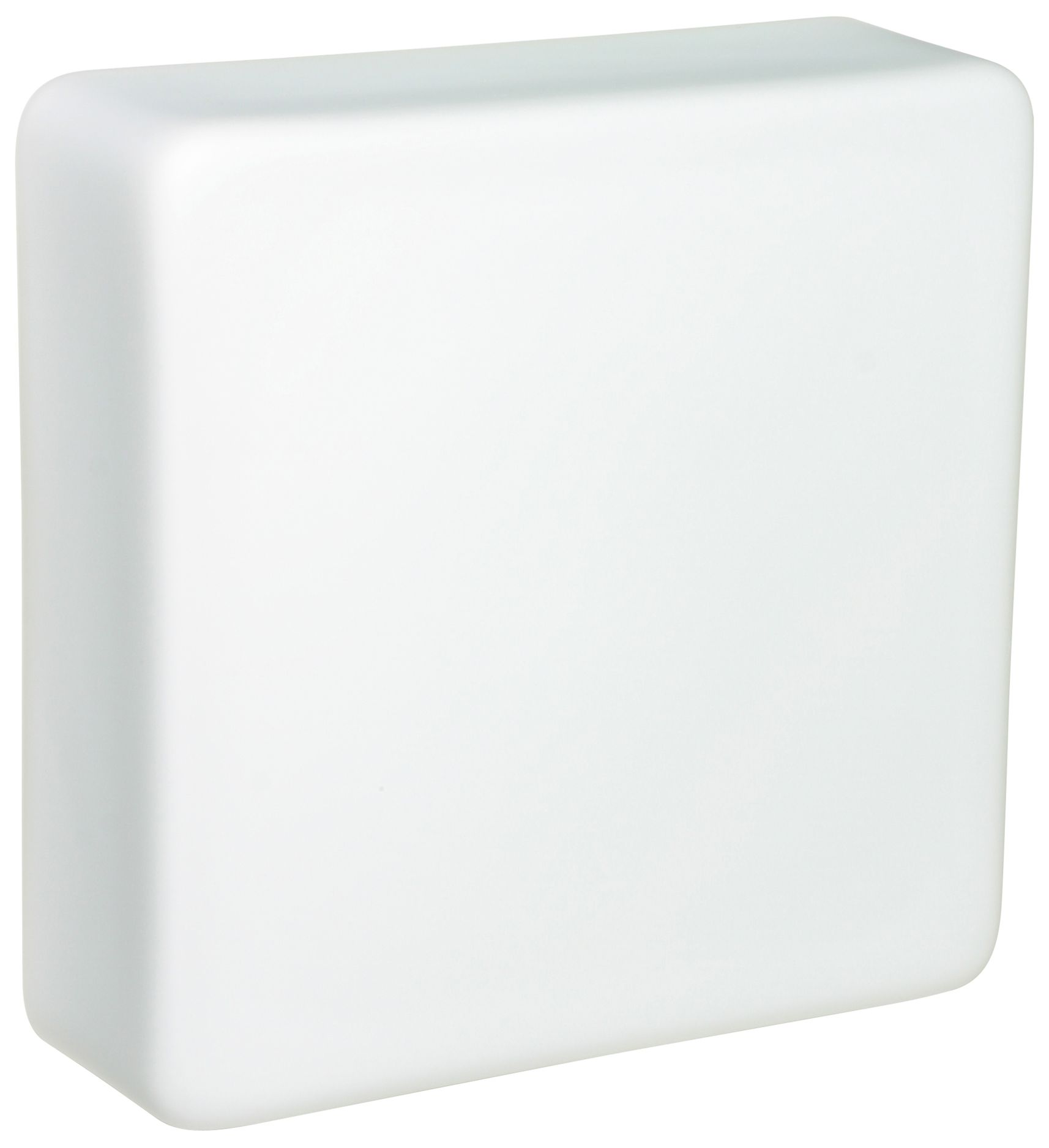 Besa Geo 11" High Opal Matte Outdoor Wall Light - Made to Order