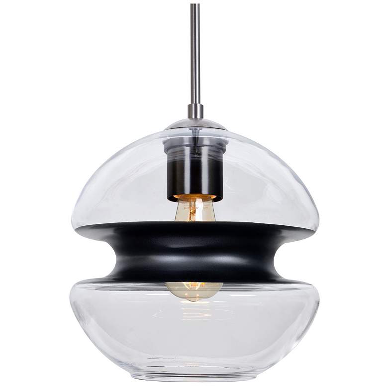 Image 1 Besa Hula 8 Pendant Clear/Black