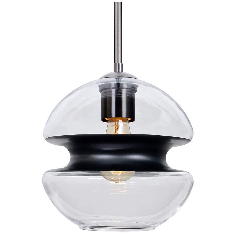 Image 1 Besa Hula 8 Pendant Clear/Black