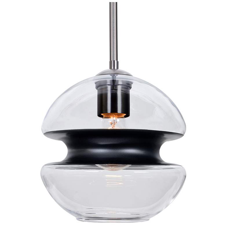 Image 1 Besa Hula 8 Pendant Clear/Black