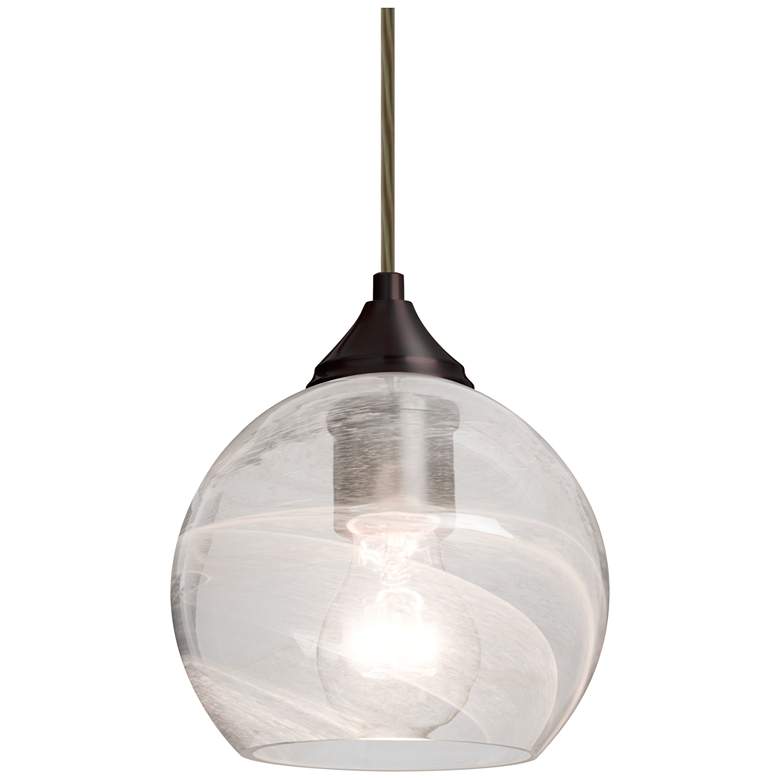 Image 1 Besa Jilly Pendant 6.5 Wide Bronze Finish