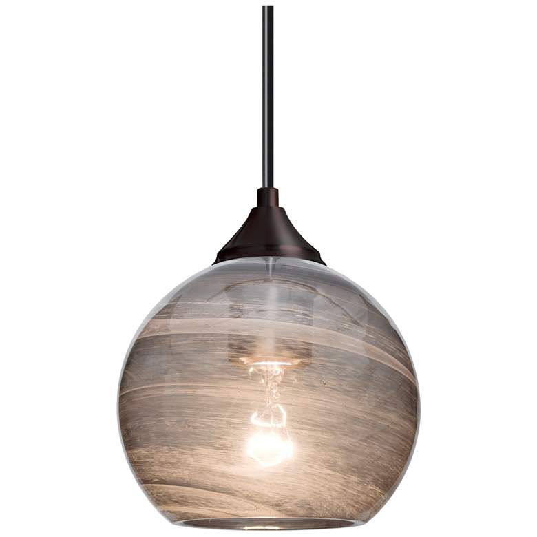 Image 1 Besa Jilly Pendant 6.5 Wide Bronze Finish