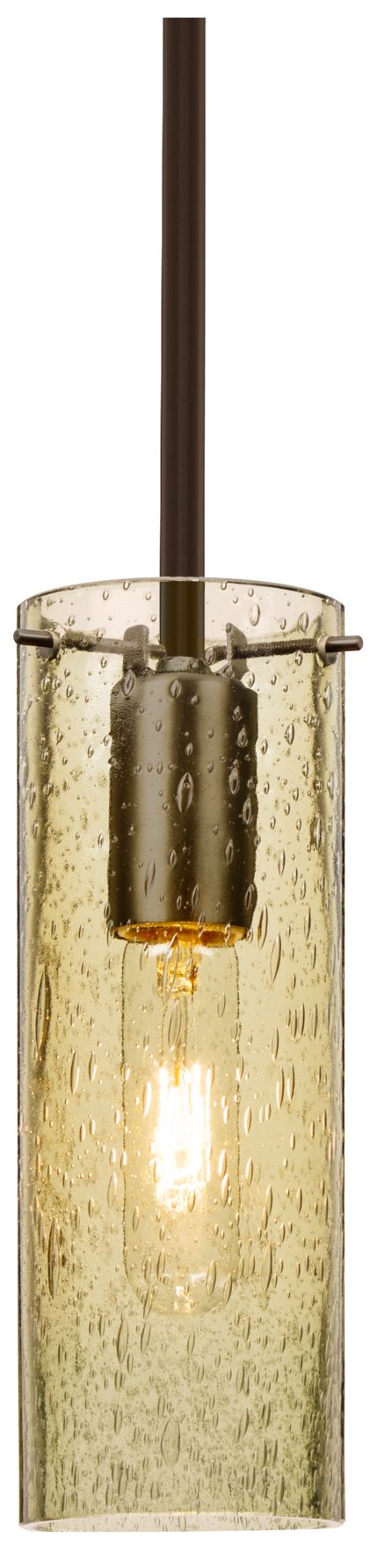 Besa, Juni 10 Stem Pendant, Gold Bubble, Bronze, 1x60W Medium Base