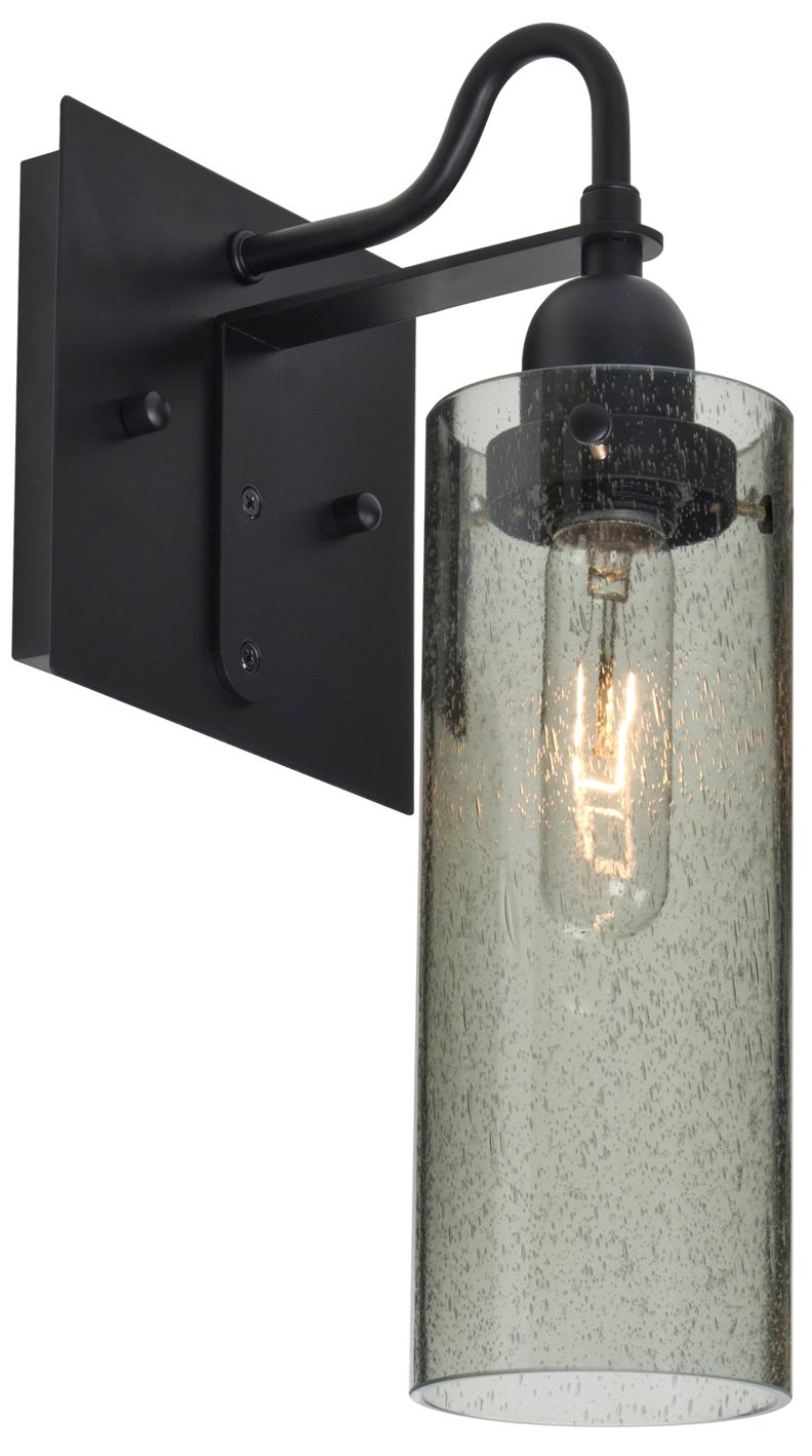 Besa Juni 10 Wall, Moss Bubble, Black, 1x60W Medium Base