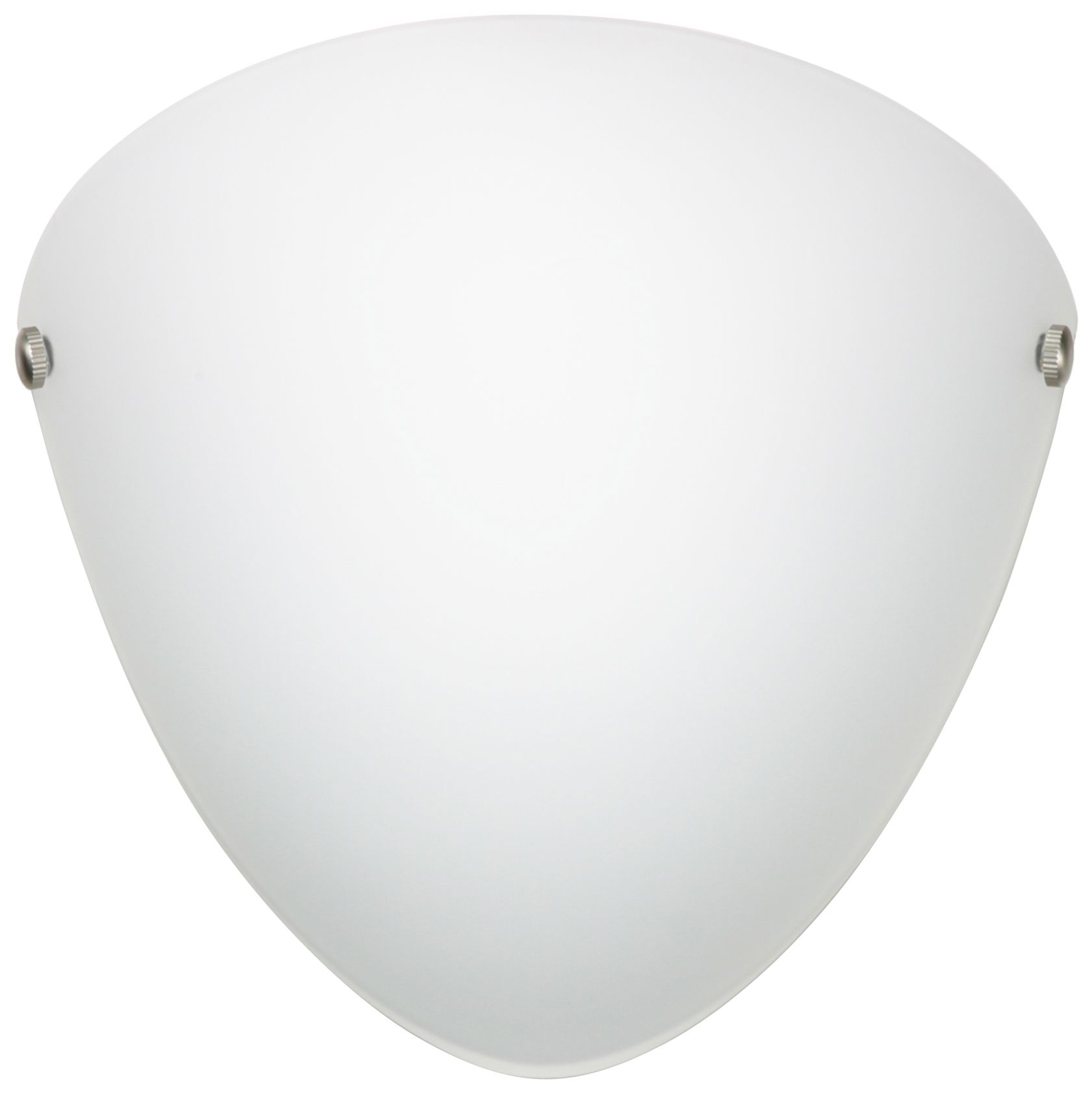 Besa Kailee 9 1/2" High Opal Matte/Satin Nickel Wall Sconce - Made to Order