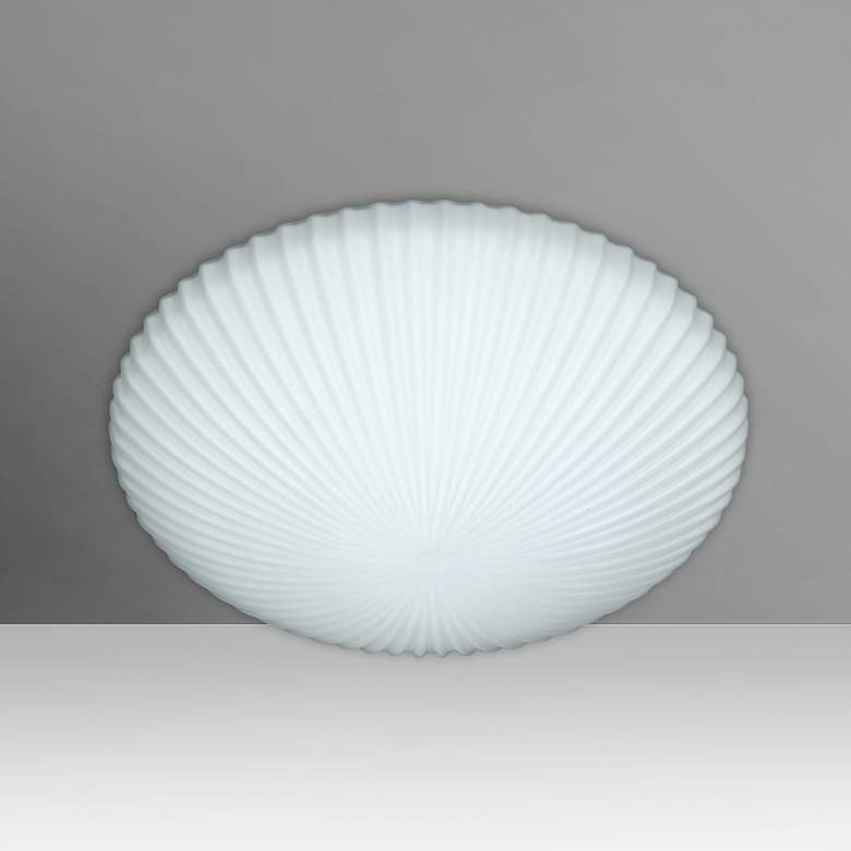 Image 1 Besa Katie 10 1/2" Wide Opal Matte Ceiling Light