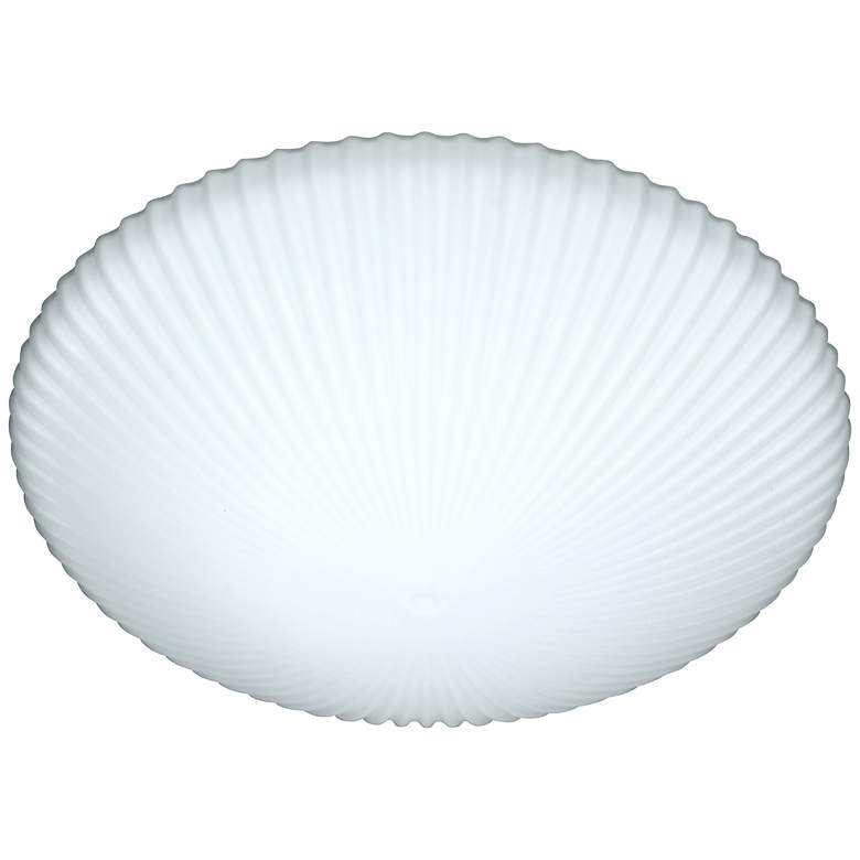 Image 2 Besa Katie 12" Wide Opal White Glass Dome Ceiling Light