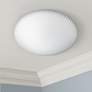 1_Besa Katie 12" Wide Opal White Glass Dome Ceiling Light