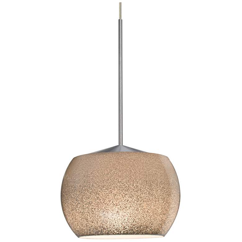 Image 1 Besa Keno Pendant 4.25 Wide Satin Nickel Finish