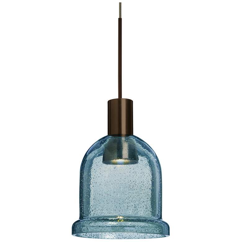 Image 1 Besa Kiba Pendant 3.5 Wide Bronze Finish