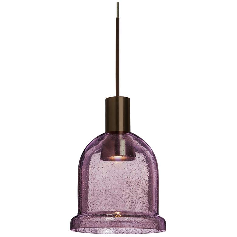 Image 1 Besa Kiba Pendant 3.5 Wide Bronze Finish