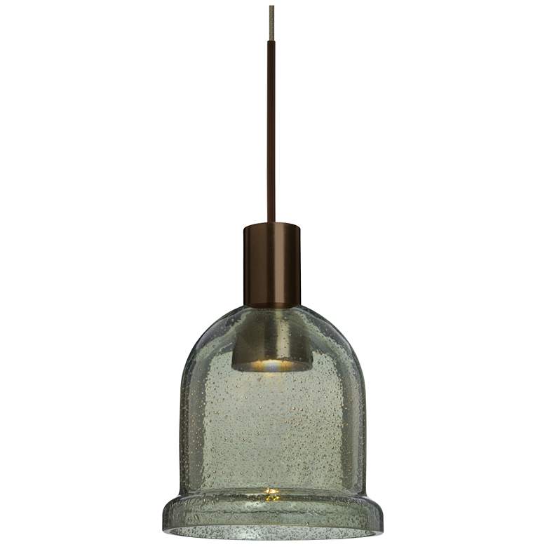 Image 1 Besa Kiba Pendant 3.5 Wide Satin Nickel Finish
